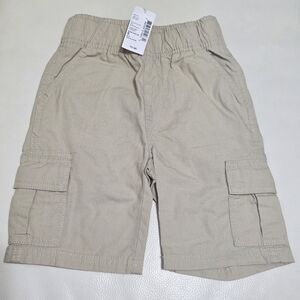 The Children's Place Beige Cargo Shorts with Adj Elastic Waist Band Size 5y